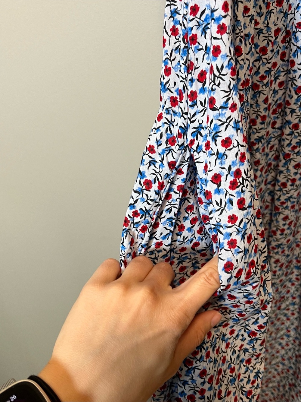 J. Crew Cotton Voile Empire Waist Maxi Dress Poppy Floral Print Sundress M NWT - Picture 5 of 13